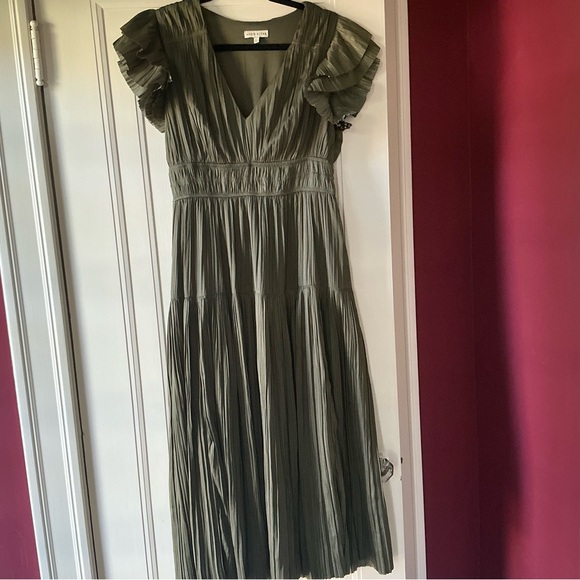 dark green silk prom dress A Line V Neck Floor Length Backless Emerald Green Satin Long Prom Dres –  abcprom